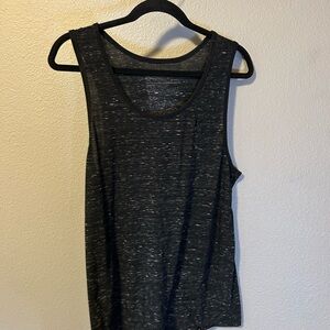 Black heather Tank Top